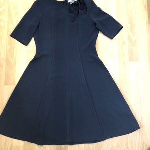 NWT Wisp Navy Crepe dress with Teardrop detail